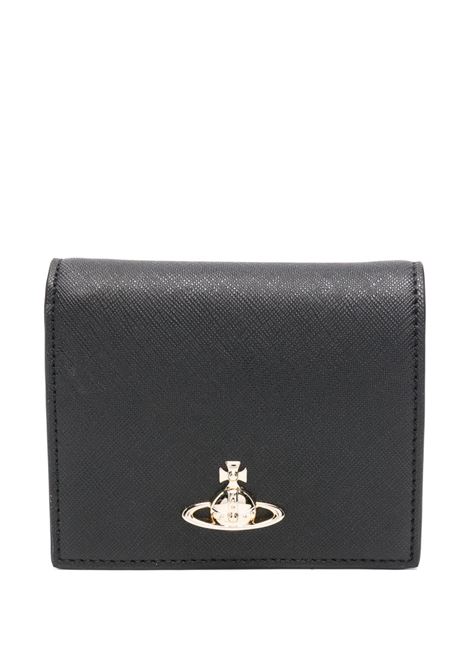 Black Orb plaque wallet Vivienne Westwood - women VIVIENNE WESTWOOD | 51150030WS0021N402